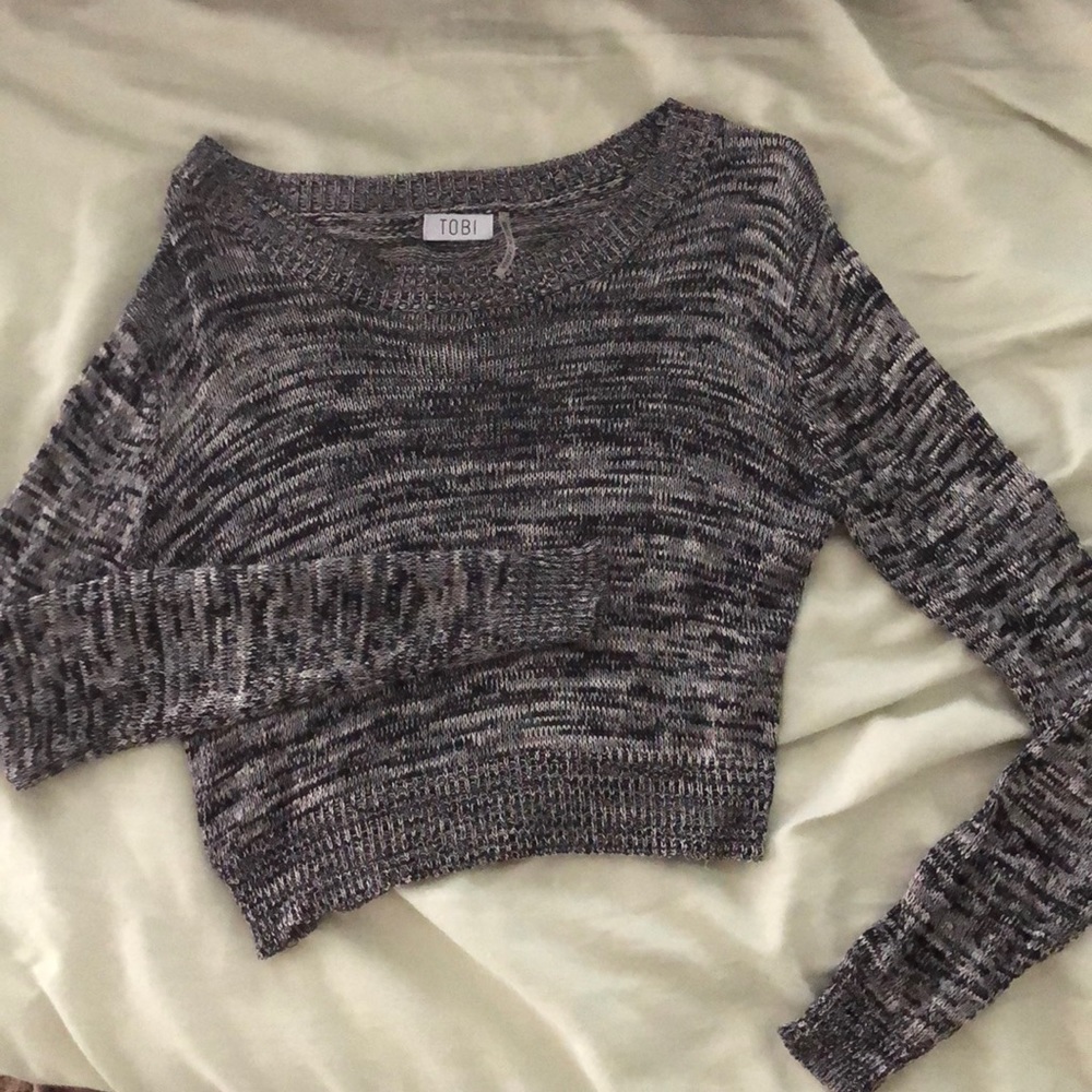 Cropped sweater from Tobi